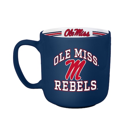 Logo Brands Ole Miss 15oz Stripe Mug 176-C15SM